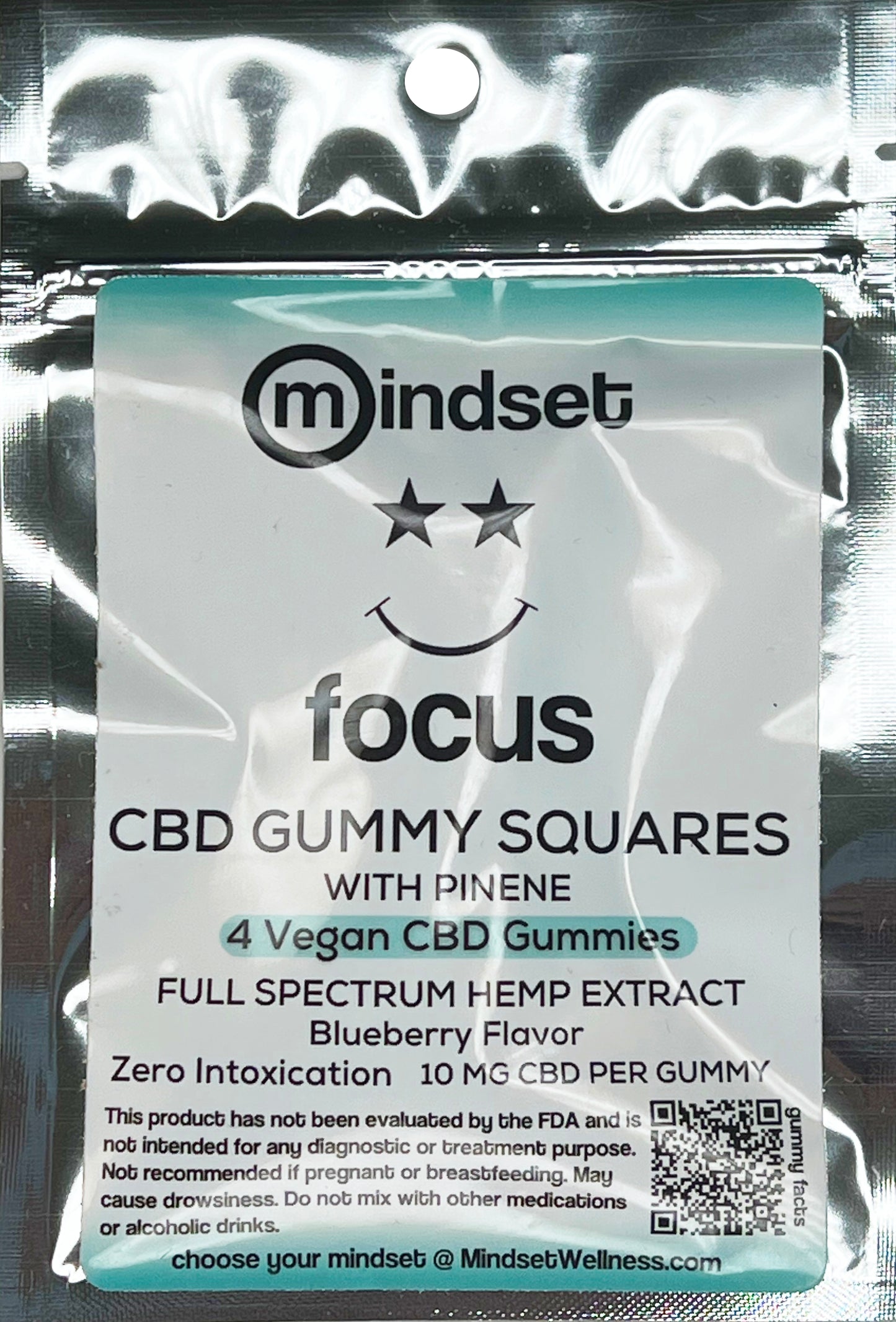 Mindset Focus CBD Gummy Travel Pak